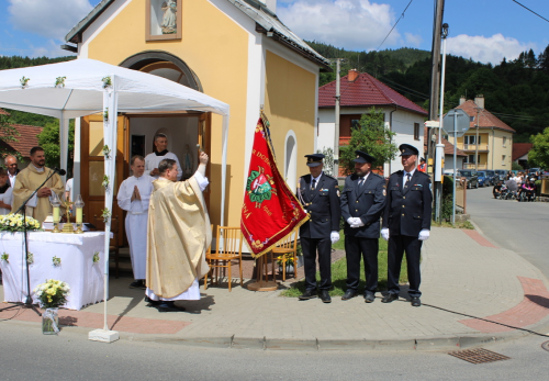 Poutní mše u&nbsp;kapličky s&nbsp;žehnáním praporu SDH Návojná 31.5.2026 1